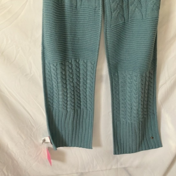 Kate Spade: Sky Blue Cable Knit Scarf - Picture 6 of 16